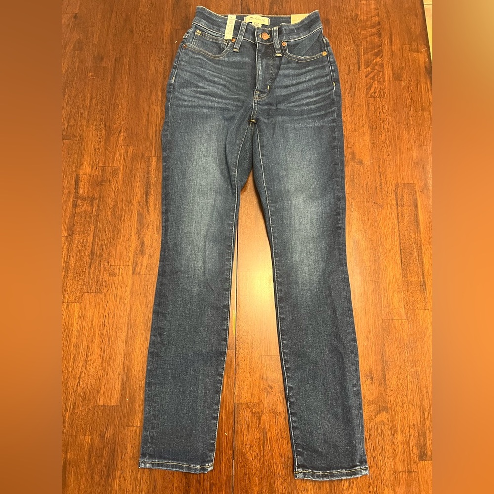 NWT Madewell Curvy high rise skinny jeans